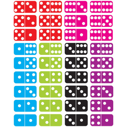 Ashley Productions Die-Cut Magnetic Dominoes - Colorful Educational Set
