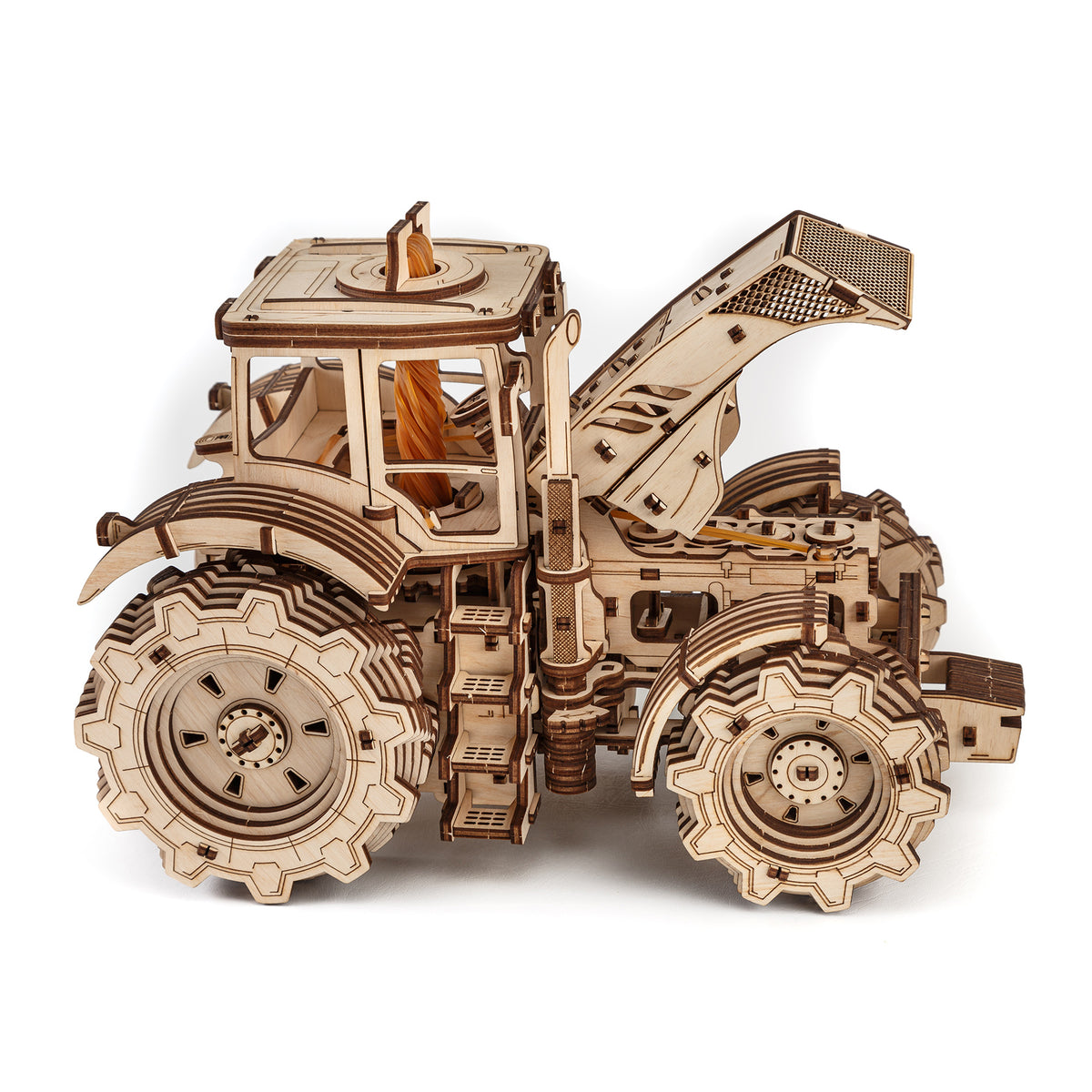 EWA Eco-Wood-Art Tracteur écanique tridiensionnel-Puzzle pour Adultes EWA Eco-Wood-Art Tracteur écanique tridiensionnel-Puzzle pour Adultes