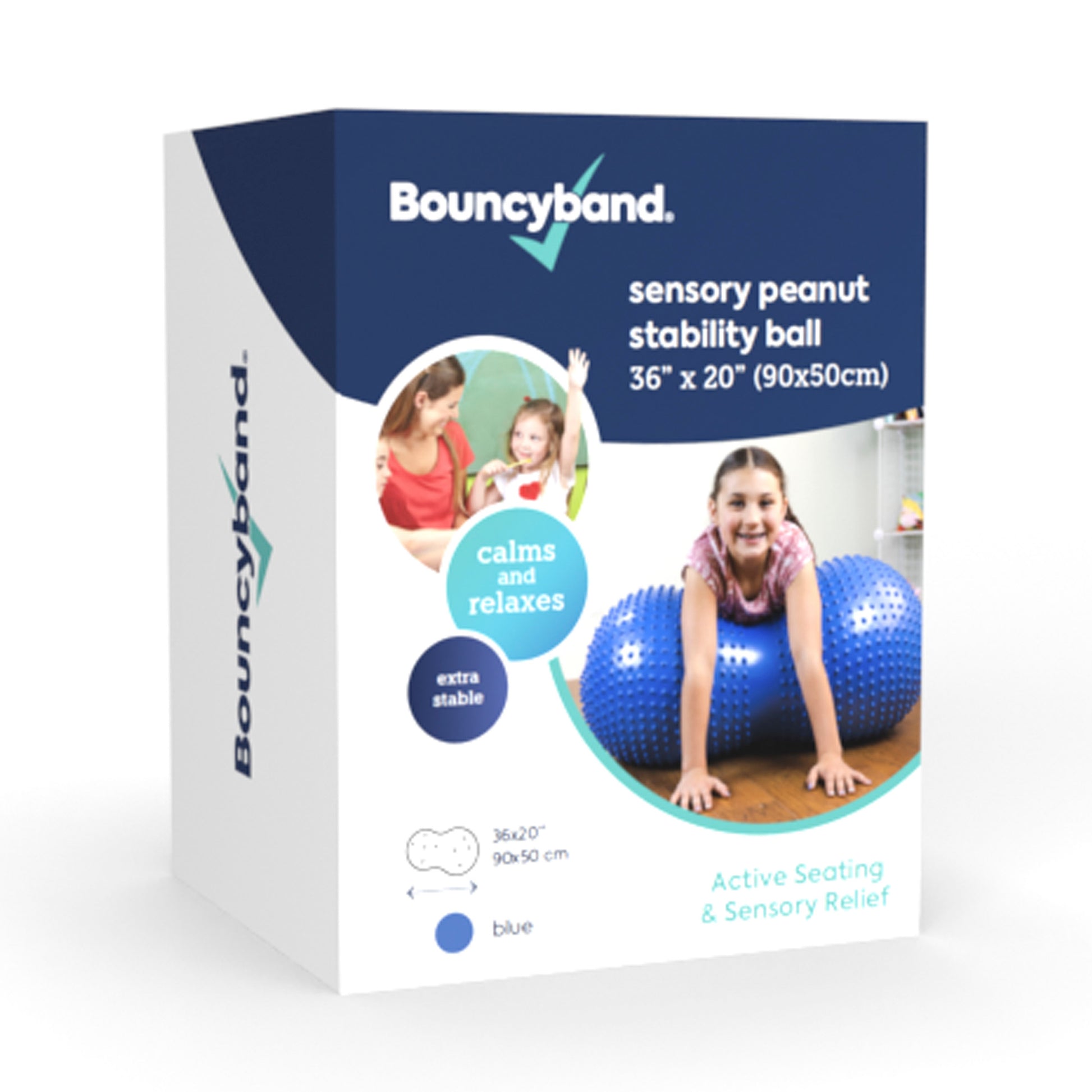Bouncyband - Sensory Peanut Stability Ball Bouncyband - Sensory Peanut Stability Ball