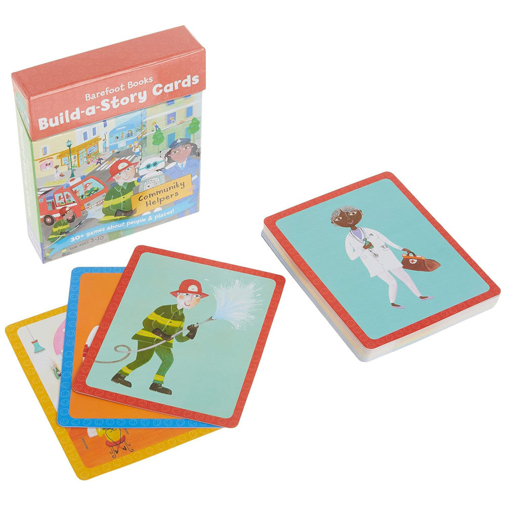 Barefoot Books 36-Piece Build-a-Story Cards: Community Helpers Set
