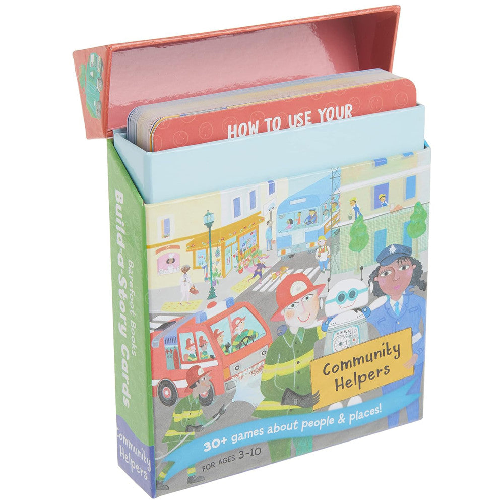Barefoot Books 36-Piece Build-a-Story Cards: Community Helpers Set