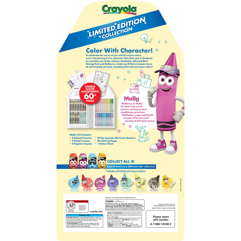 Crayola Mauve Edition Art Case - Collectible, with Crayons & Markers
