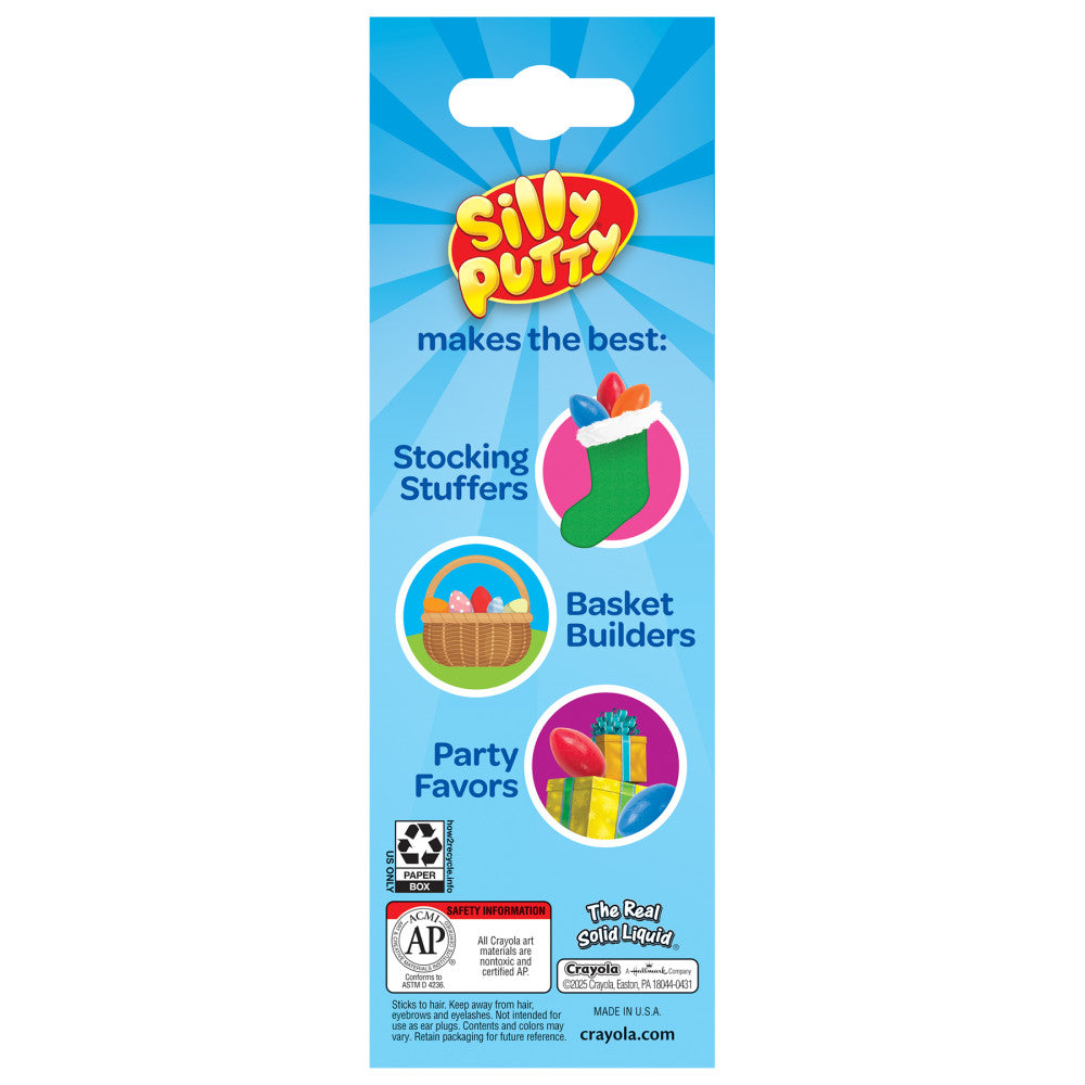 Crayola Silly Putty Variety Pack - Superbounce, Lava, Superbright, Metallic - 16 Eggs