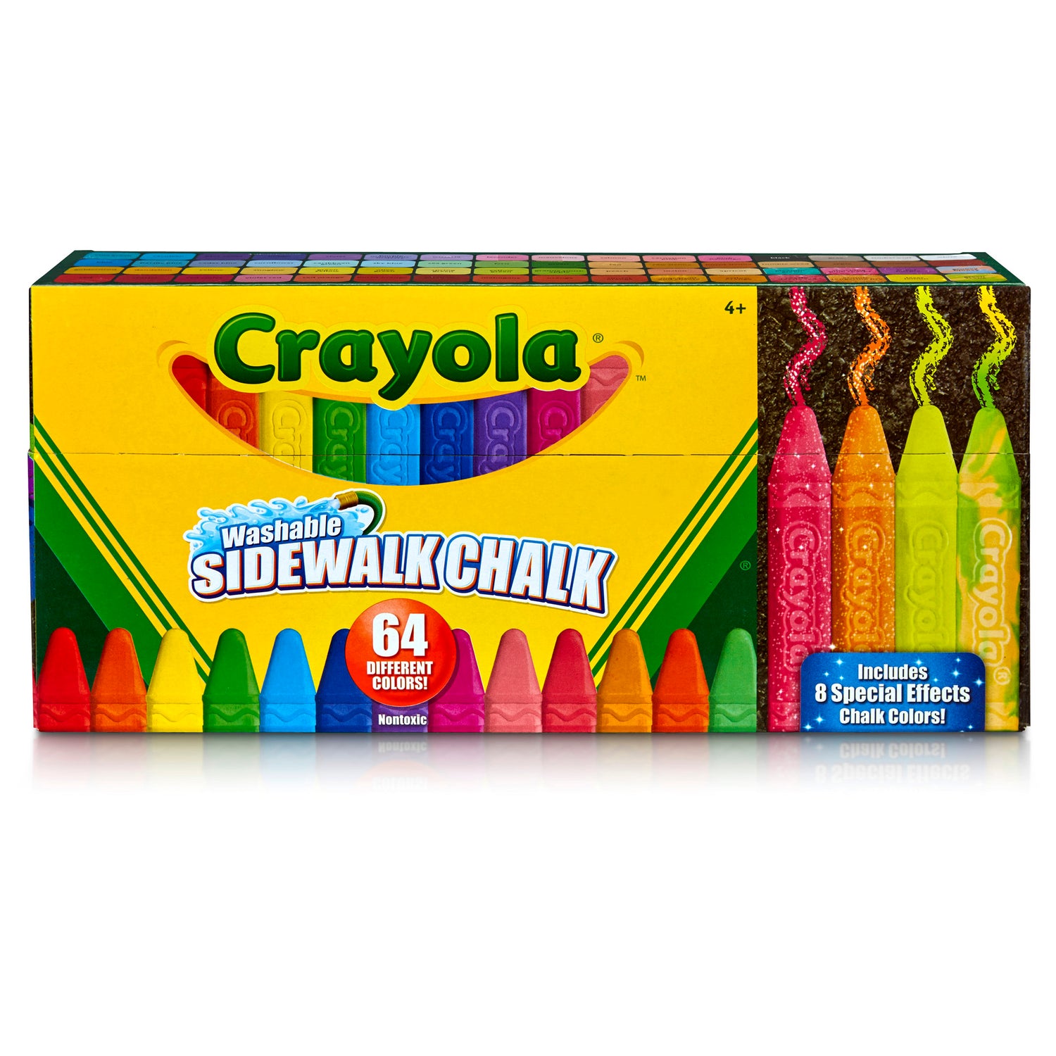 Crayola Ultimate Washable Sidewalk Chalk Set - Vibrant 64 Count