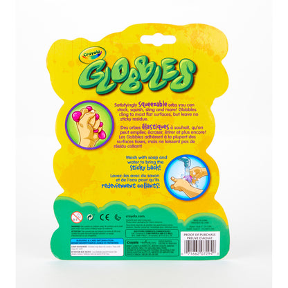 Crayola Globbles Fidget Toy - Colorful Squish & Stick Balls, Pack of 6