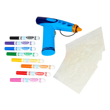 Crayola Washable Marker Airbrush Set - Creative Spray Art Kit