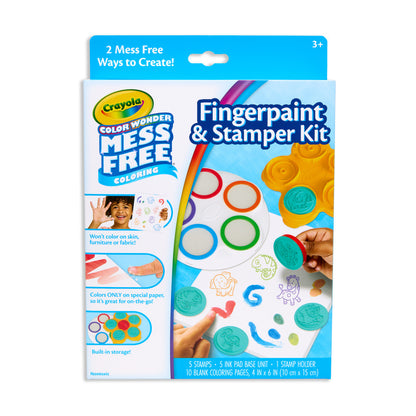 Crayola Color Wonder Safari Fingerpaint & Stamper Kit