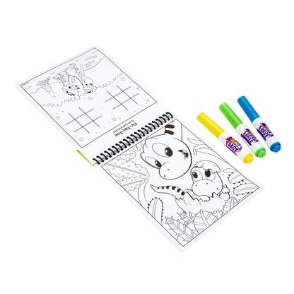 Crayola Dino Roar Color & Erase Activity Pad - Reusable, Pack of 3
