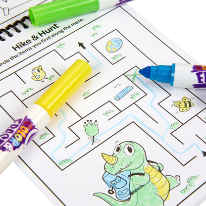 Crayola Dino Roar Color & Erase Activity Pad - Reusable, Pack of 3