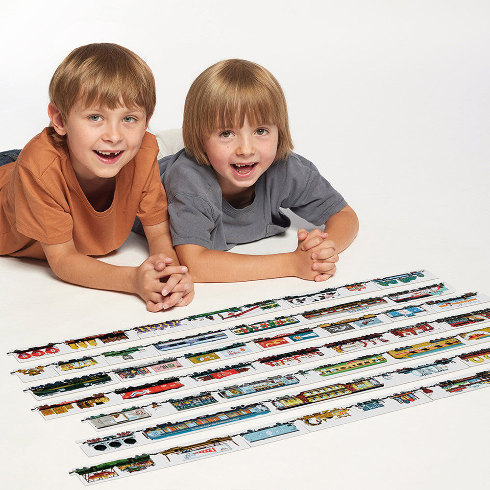 Banana Panda Mix and Match Trains Puzzle Set - 108 pc