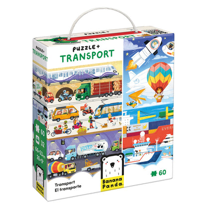 Banana Panda Transport Adventure Jigsaw Puzzle - 60 pc