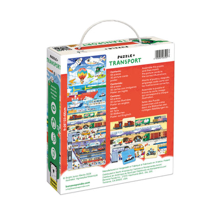 Banana Panda Transport Adventure Jigsaw Puzzle - 60 pc