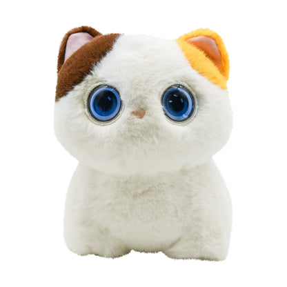 Contixo Al Pixie-Paw white interactive plush cat with blue eyes and colorful ears
