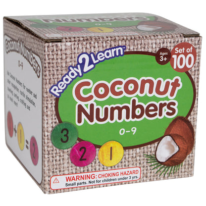 Ready 2 Learn Colorful Coconut Counters - Number Set 0-9 - 100 Pieces