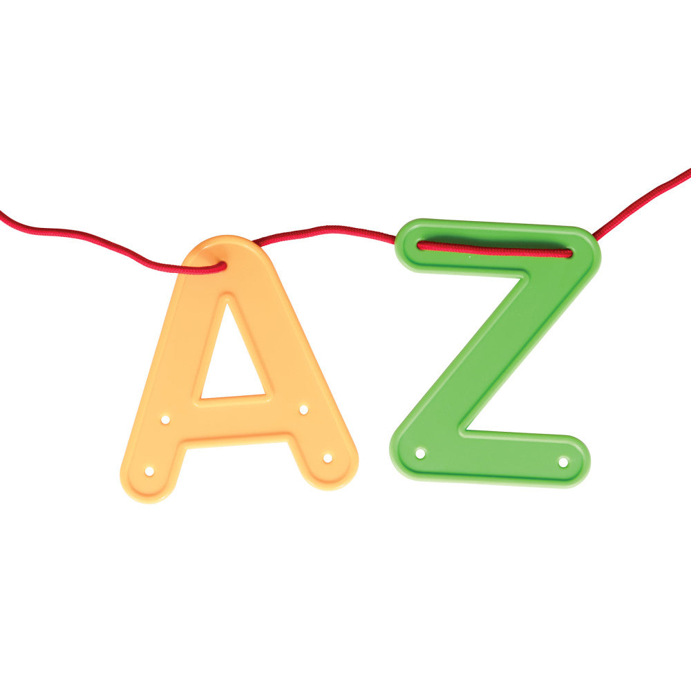 Learning Advantage READY 2 LEARN Lacing Alphabet Set - Uppercase - Colorful Educational Toy