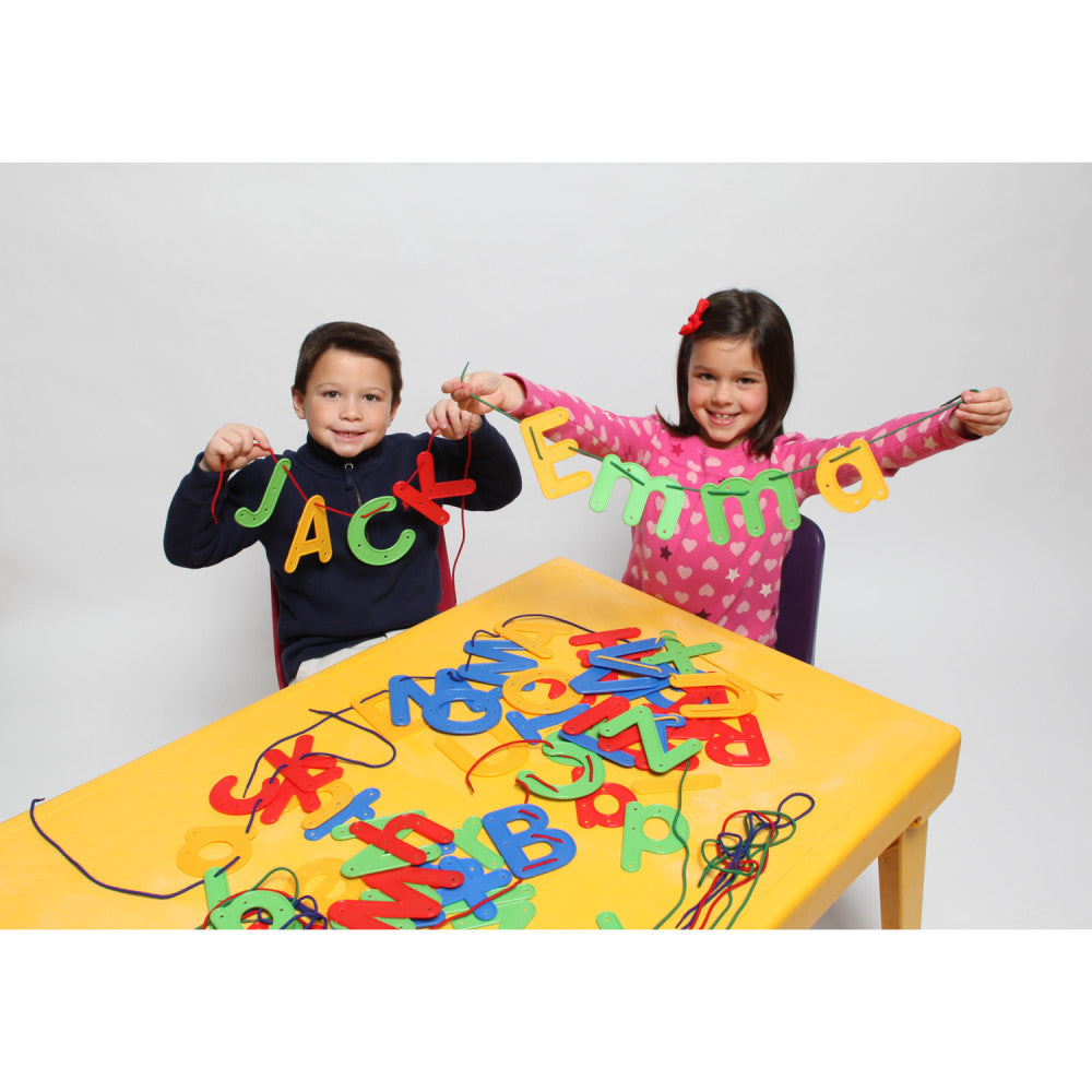 Learning Advantage READY 2 LEARN Lacing Alphabet Set - Uppercase - Colorful Educational Toy