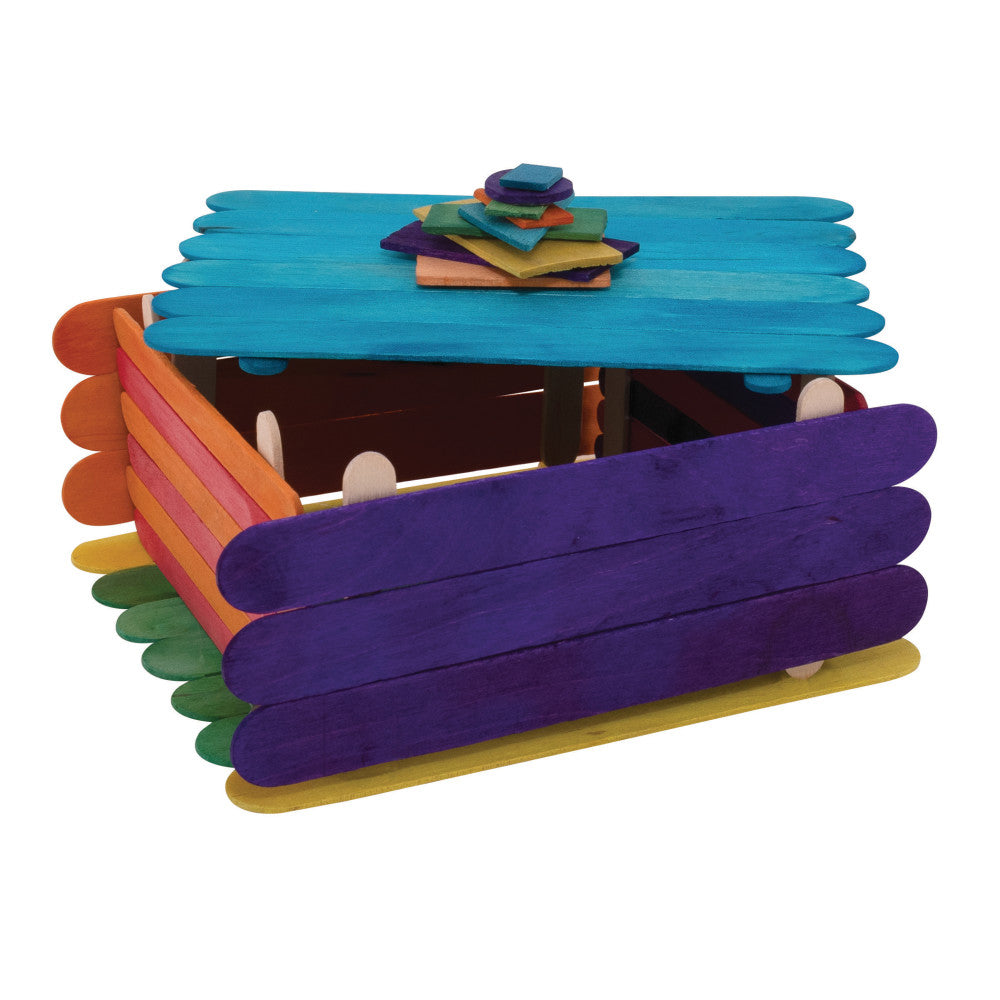 Creativity Street Wood Crafts Mega Activity Box - Color Blast