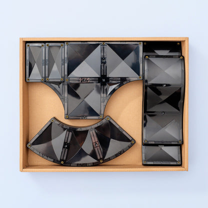 Connetix Magnetic Tiles Ramps & Intersections Pack, 16-Piece Set