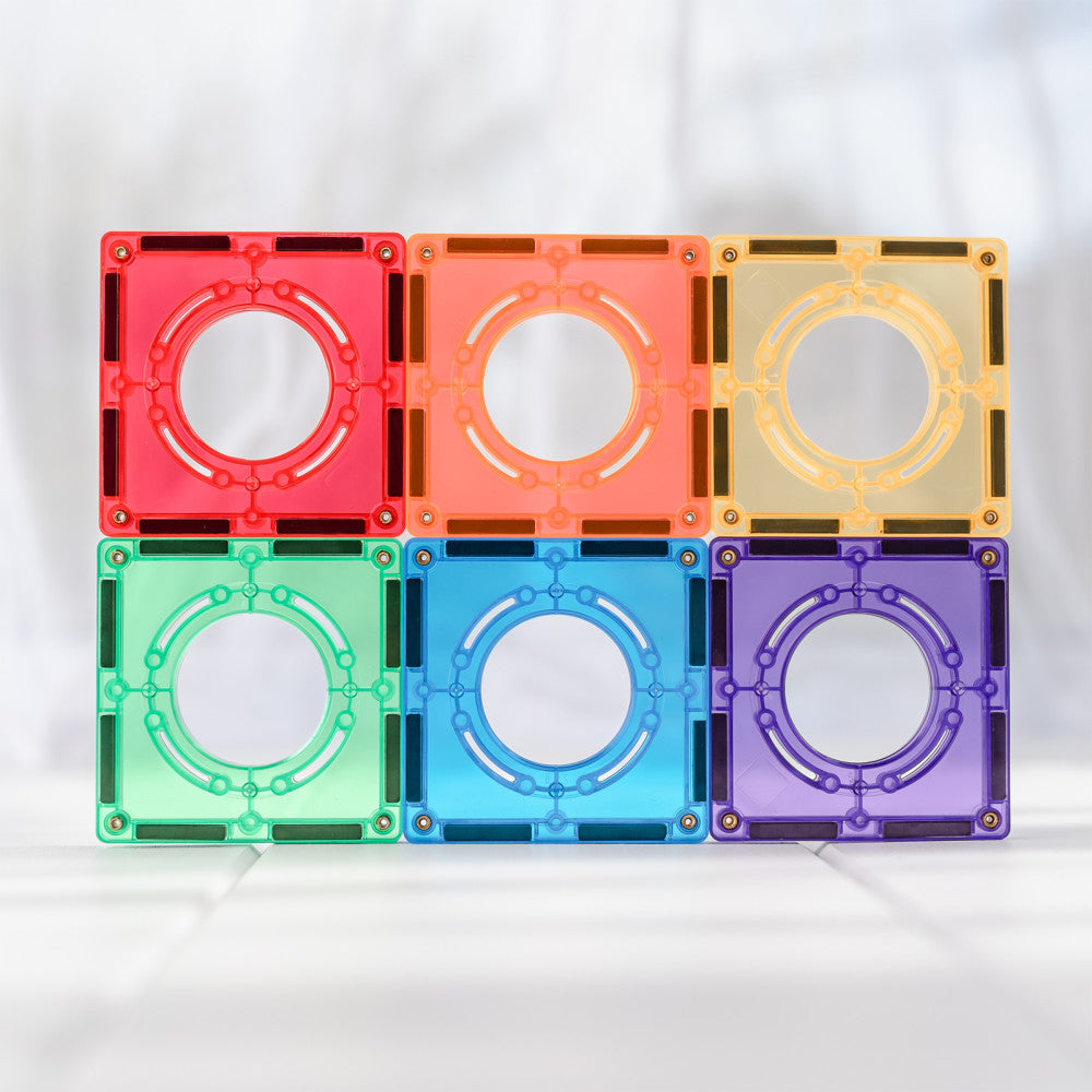 Connetix Magnetic Tiles 92-Piece Rainbow Ball Run Pack - Multicolor