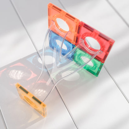 Connetix Magnetic Tiles 92-Piece Rainbow Ball Run Pack - Multicolor