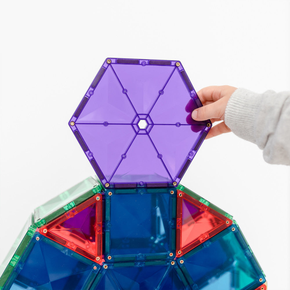 Connetix Rainbow Mega Pack Magnetic Tiles, 212 Pieces