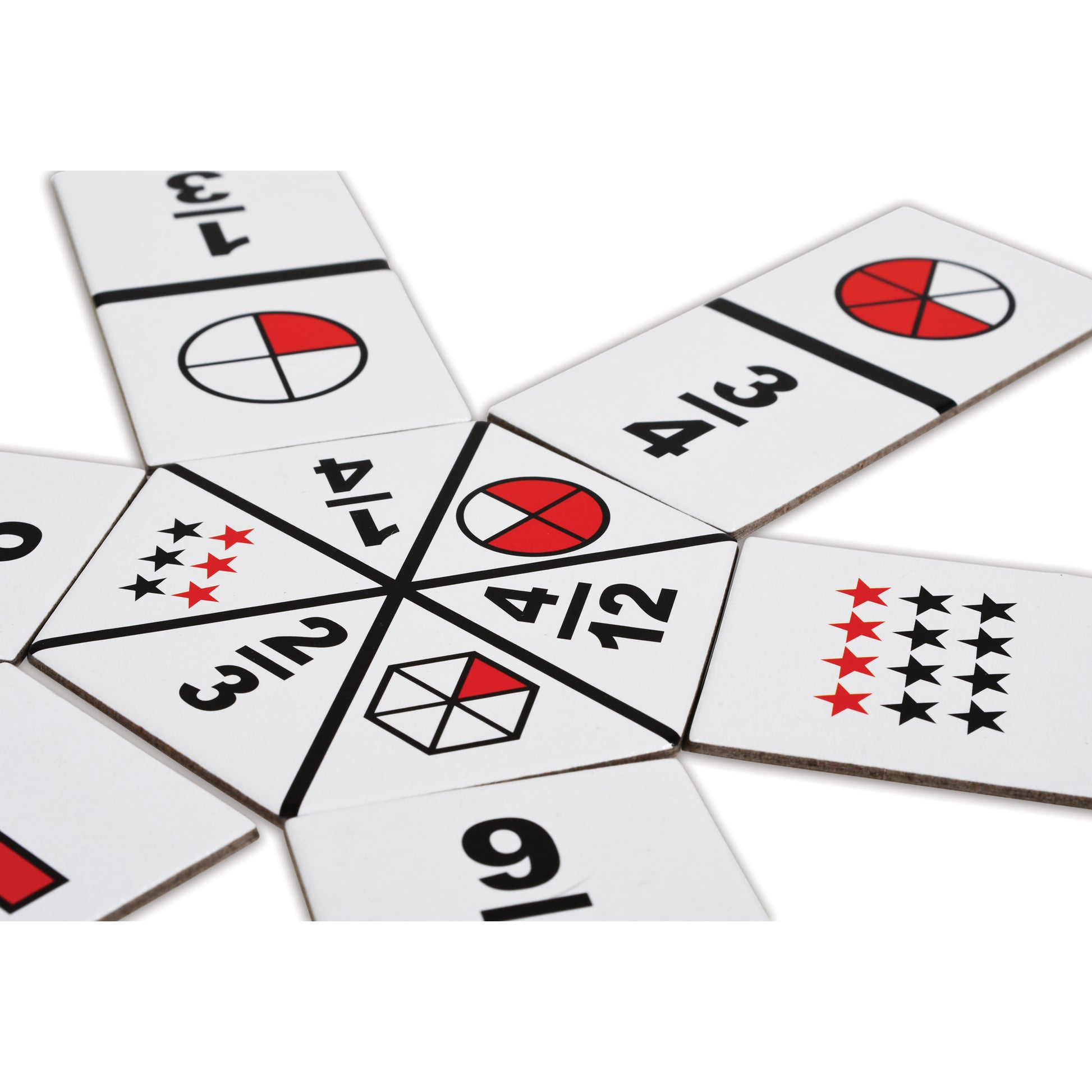 Learning Advantage Original Fraction Dominoes - Educational Math Game
