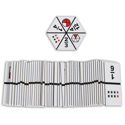 Learning Advantage Original Fraction Dominoes - Educational Math Game