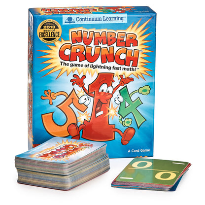 Continuum Games Number Crunch Family Math Card Game