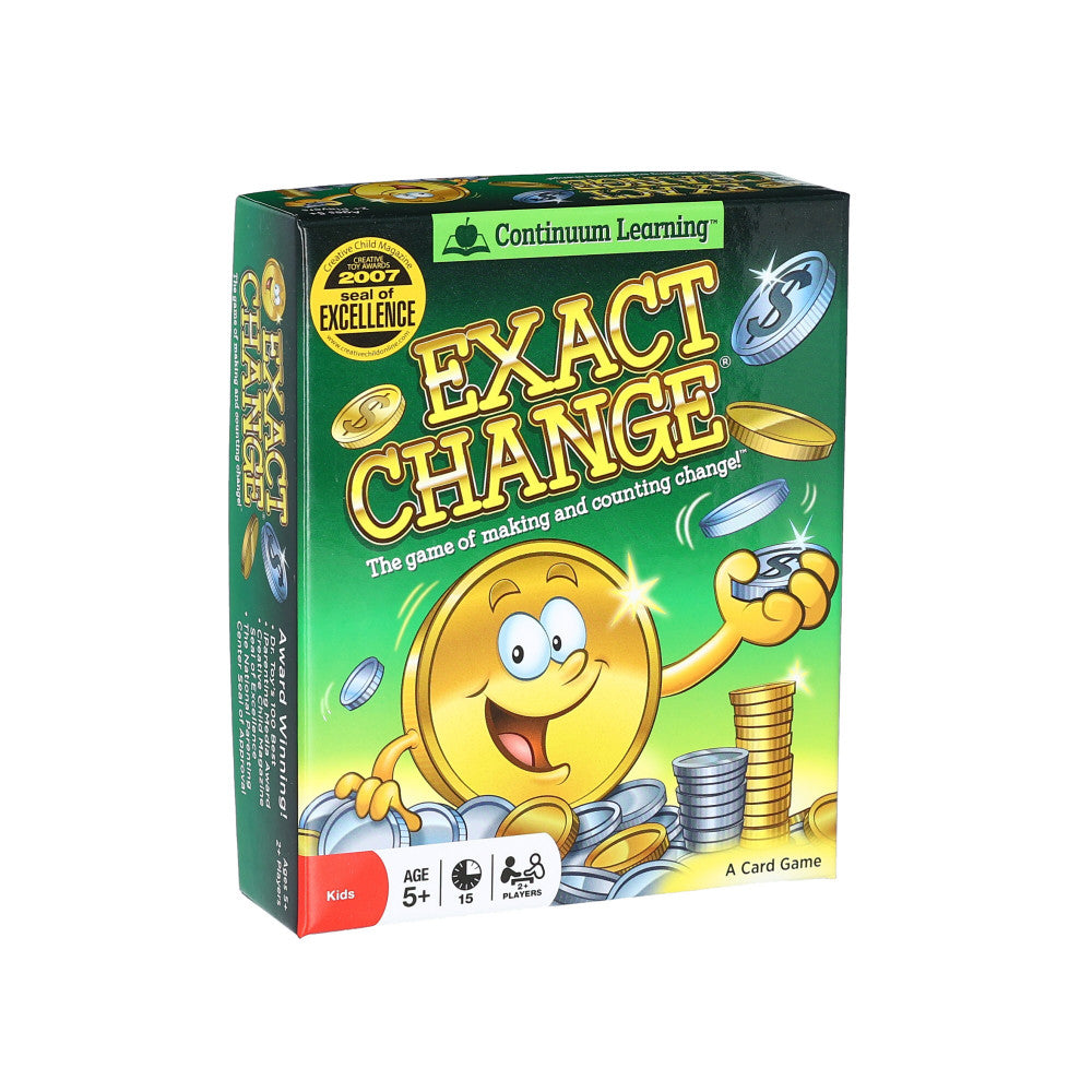 Continuum Games Exact Change Educational Card Game