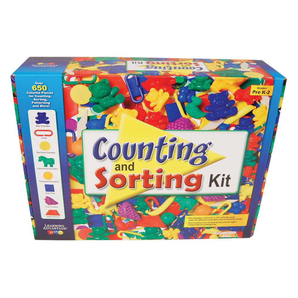 Learning Advantage Counting & Sorting Kit - Multicolor Mastery