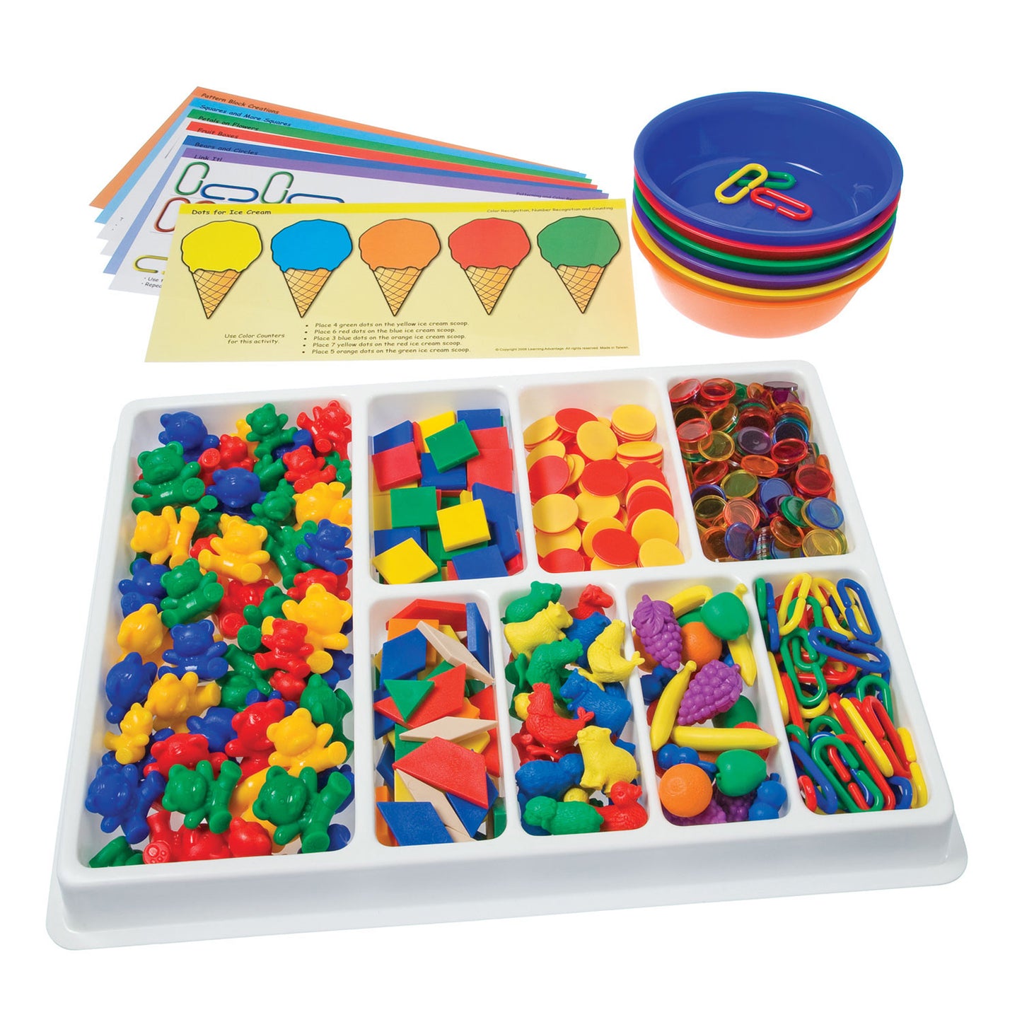 Learning Advantage Counting & Sorting Kit - Multicolor Mastery