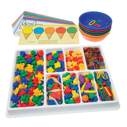 Learning Advantage Counting & Sorting Kit - Multicolor Mastery