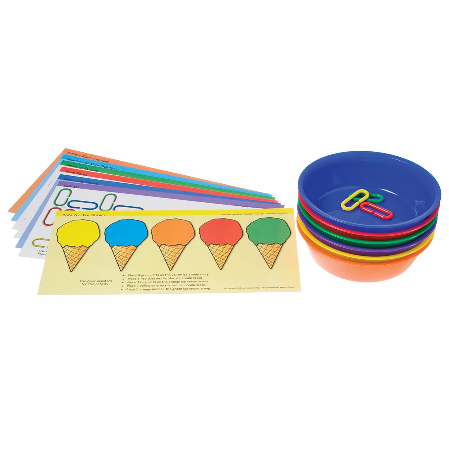 Learning Advantage Counting & Sorting Kit - Multicolor Mastery