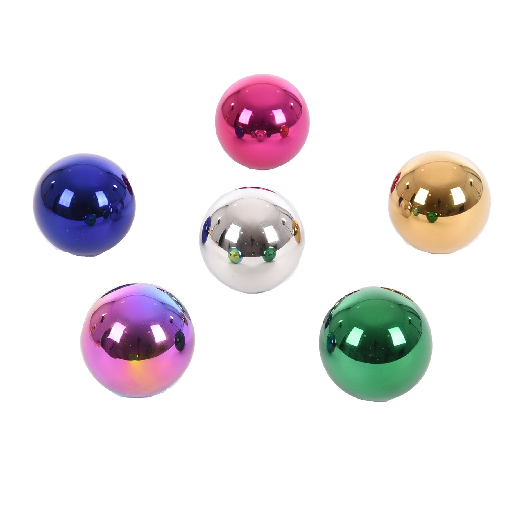 TickiT Sensory Reflective Color Mystery Balls - Set of 6 – Toys