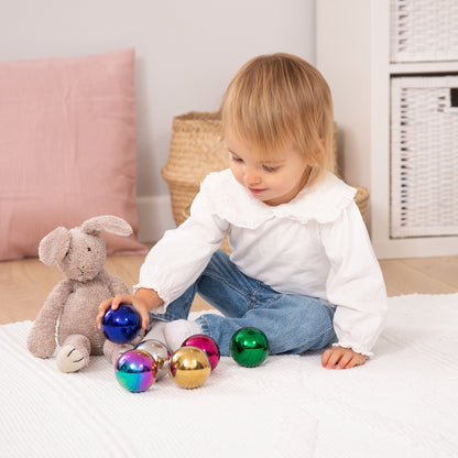TickiT Sensory Reflective Color Mystery Balls - Set of 6