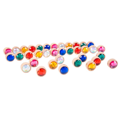 TickiT Wooden Lacing Jewels - Colorful Fine Motor Skill Toy