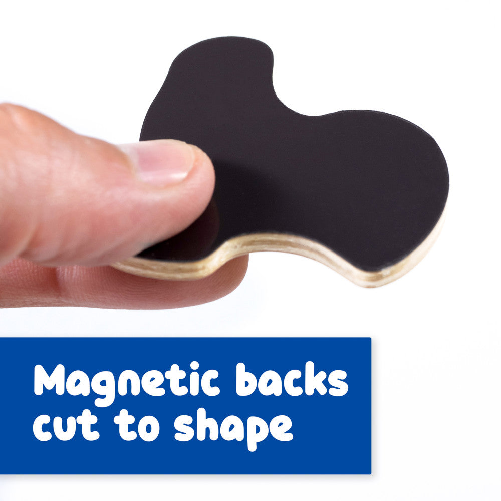 Spark & Wow Wooden Magnets - Cats & Dogs - Vibrant 20-Piece Set