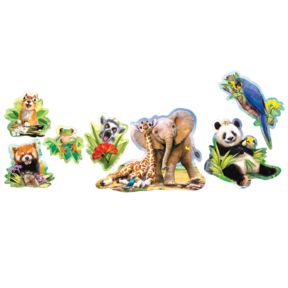 Cra-Z-Art Jungle Selfies 12-Pack Mini Shaped Puzzles
