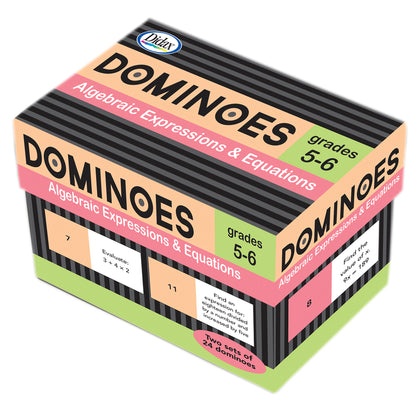Didax Algebraic Expressions & Equations Dominoes - Learning Toy
