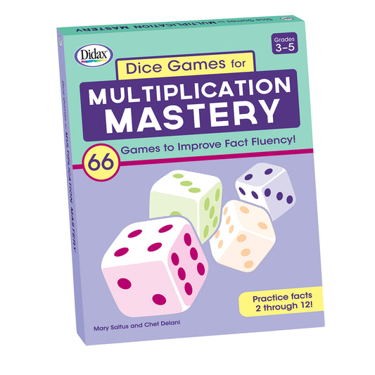 Didax Multiplication Mastery Dice Games - Engaging Math Fun