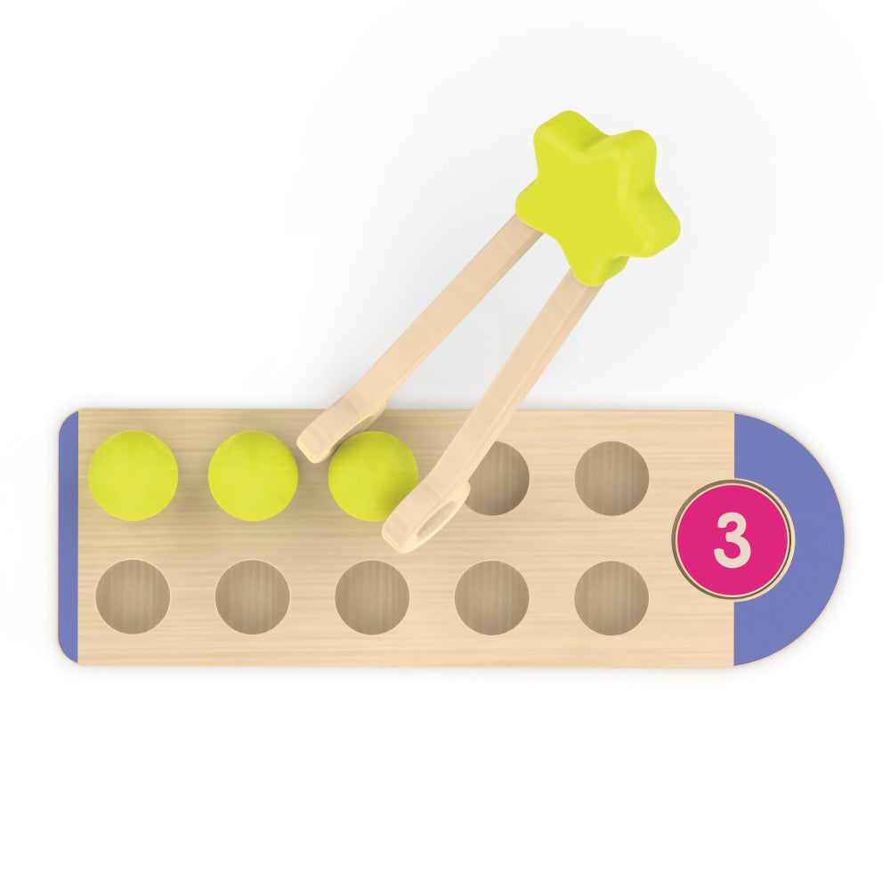 Educational Insights Count & Match Numbers 1-10 Wooden Set - Math Discovery