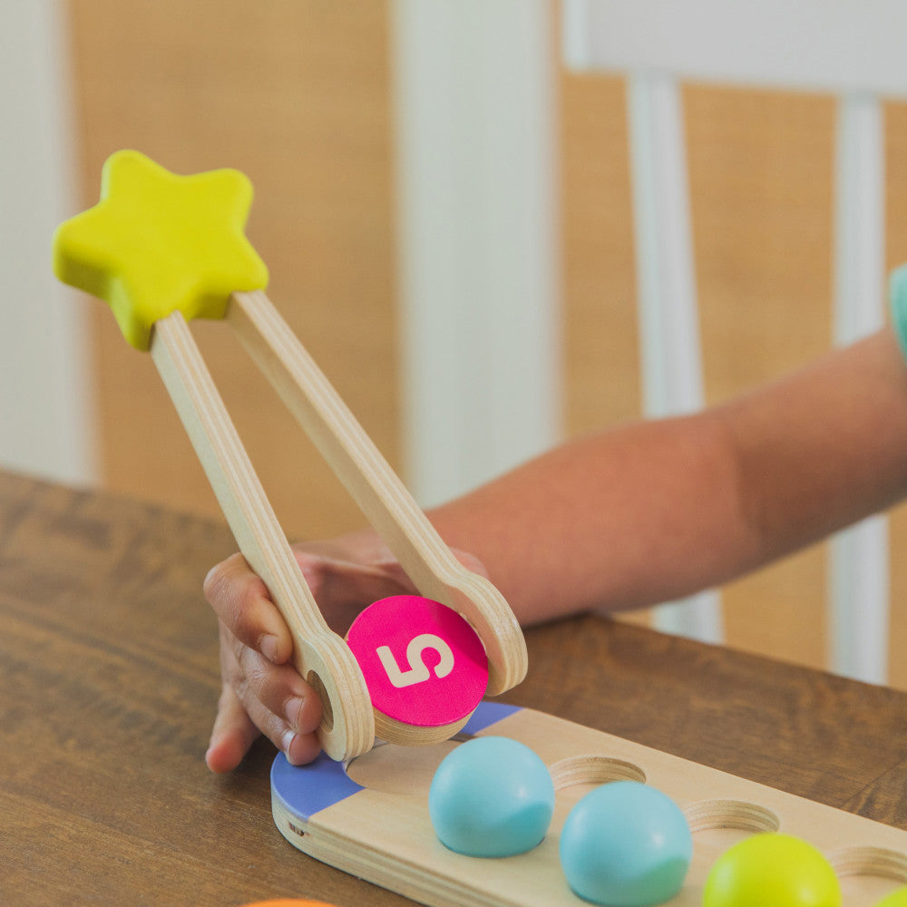 Educational Insights Count & Match Numbers 1-10 Wooden Set - Math Discovery