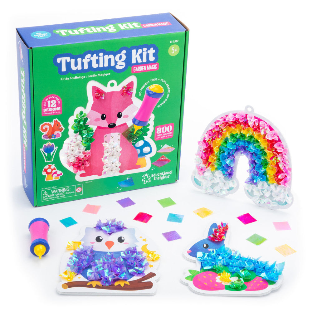 Educational Insights Tufting Crafts Kit - Textured Art Creations