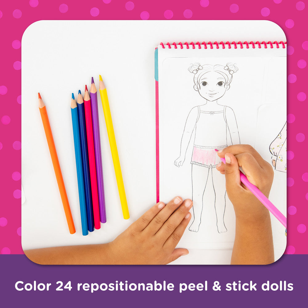 Educational Insights PaperCraft Fashion Parade - Spiral-bound Mix & Match Doll Book