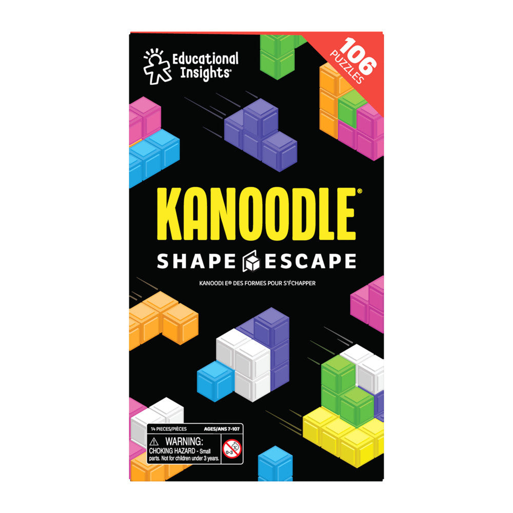 Educational Insights Kanoodle Shape Escape Puzzle Game - 100 Challenges