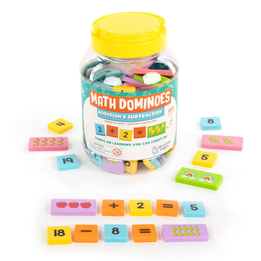 Educational Insights Math Dominoes - Engaging Addition & Subtraction Game