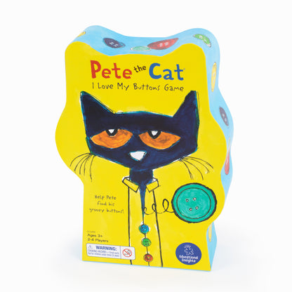 Educational Insights Pete the Cat I Love My Buttons Game - Interactive Matching Board