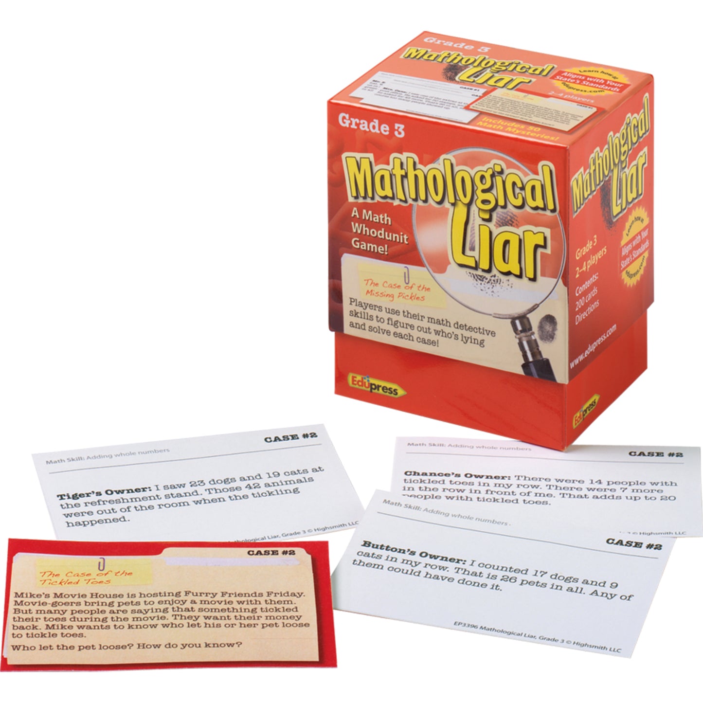Edupress Mathological Liar Game - Grade 3 - Critical Thinking Math Mys ...