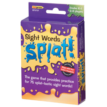 Edupress Sight Words Splat Game - Colorful Word Recognition Game for Grades K-1
