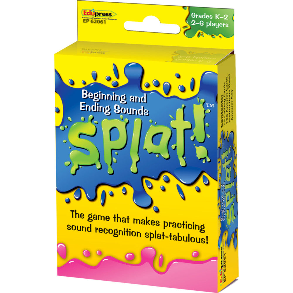Teacher Created Resources Splat Game - Beginning and Ending Sounds